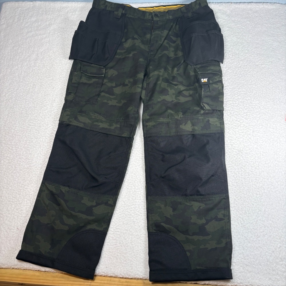 Catapillar Men's 38/30 Army Green Heavy Duty Pants